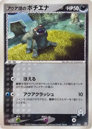 Team Aqua's Poochyena - 021/033