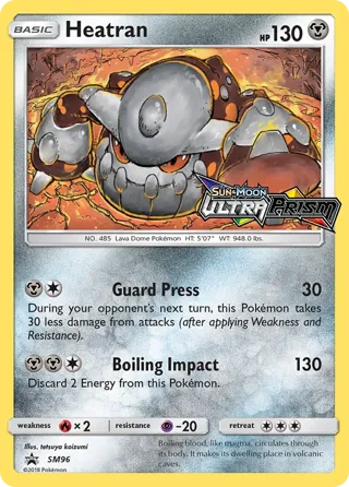 Heatran - SM96 (Prerelease)