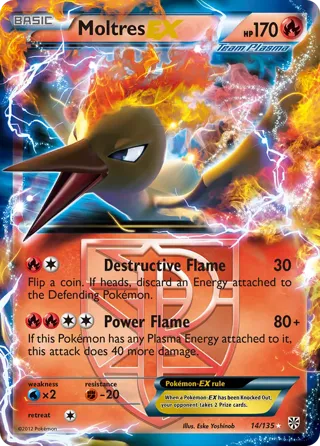 Moltres EX (Team Plasma)