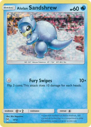 Alolan Sandshrew - 4/12