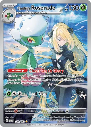 Cynthia's Roserade - 184/182
