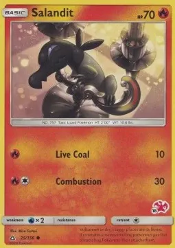 Salandit (#18 Charizard Stamped)