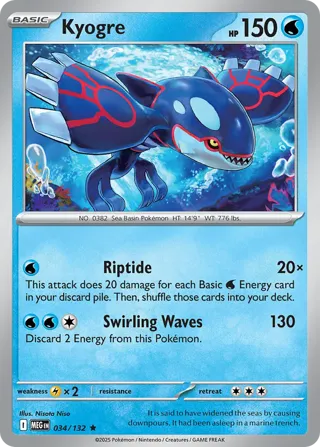 Kyogre (Cosmos Holo)