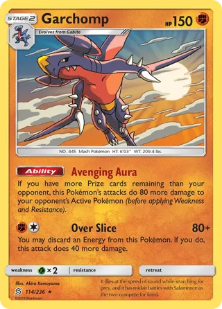 Garchomp - 114/236 (SM Unified Minds)
