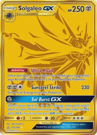 Solgaleo GX (Secret Rare)