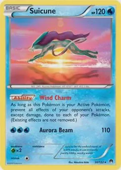 Suicune - 30/122 (Cosmos Holo)