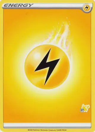 Lightning Energy (#27 Pikachu Stamped)