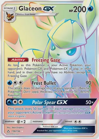 Glaceon GX (Secret Rare)