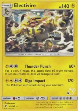 Electivire (#32 Pikachu Stamped)