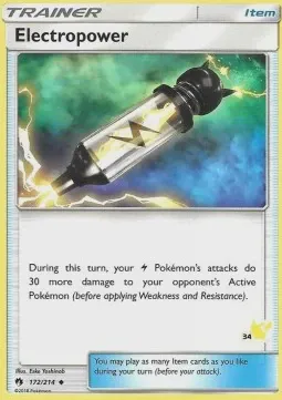Electropower (#34 Pikachu Stamped)