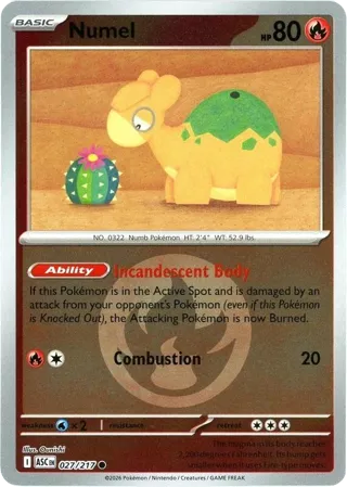Numel - 027/217 (Energy Symbol Pattern)