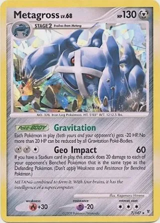 Metagross - 7/147 (Cracked Ice Holo)