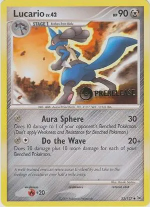 Lucario - 53/127 (Prerelease)