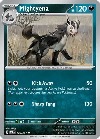 Mightyena - 129/217 (Dusk Ball)