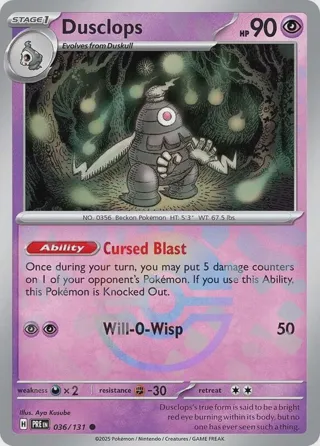 Dusclops (Poke Ball Pattern)