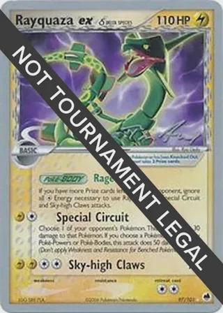 Rayquaza ex (Delta Species) - 2007 (Tom Roos)