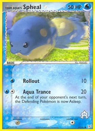 Team Aqua's Spheal - 57/95