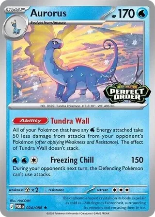 Aurorus (Perfect Order Stamped)