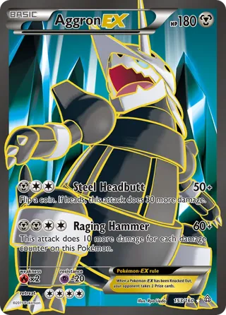 Aggron EX (153 Full Art)