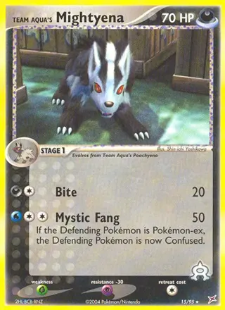 Team Aqua's Mightyena - 15/95