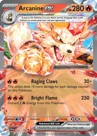 Arcanine ex - 032/198