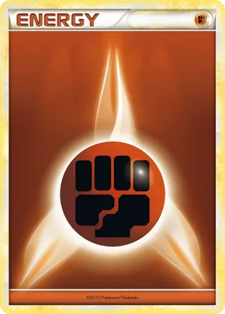 Fighting Energy (2010 Unnumbered HGSS Style Non-Holo)