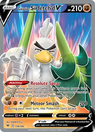 Galarian Sirfetch'd V (Full Art)