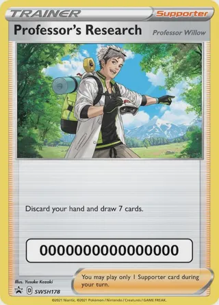 Professor's Research - SWSH178 (with Pokemon Go Code)