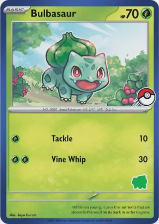 Bulbasaur (Blue Border)