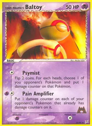Team Magma's Baltoy - 32/95