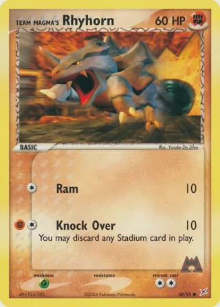 Team Magma's Rhyhorn - 68/95