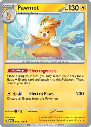 Pawmot - 076/198 (Line Holo)