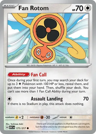 Fan Rotom - 171/217 (Dusk Ball)