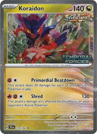 Koraidon - 119/162 (European Promo)