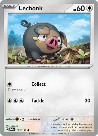 Lechonk (Pokemon Center Exclusive)