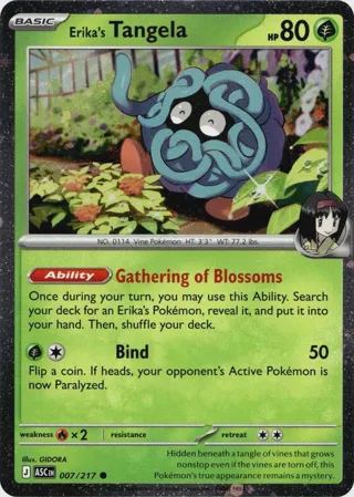 Erika's Tangela - 007/217 (Cosmo Holo)