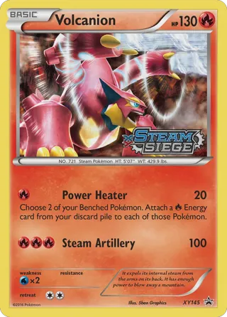 Volcanion - XY145 (Prerelease) [Staff]