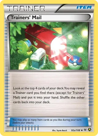 Trainers' Mail - 92a/108 (Holo)