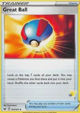 Great Ball (#38 Pikachu Stamped)