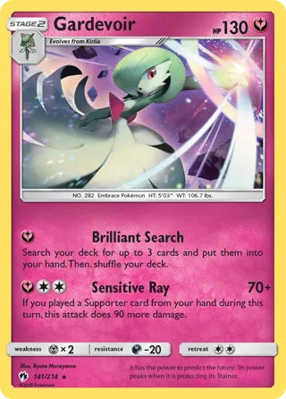 Gardevoir - 141/214 (Cosmos Holo)