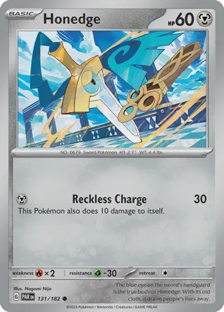 Honedge - 131/182 (Cosmos Holo)