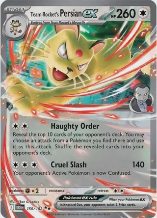Team Rocket's Persian ex - 150/182