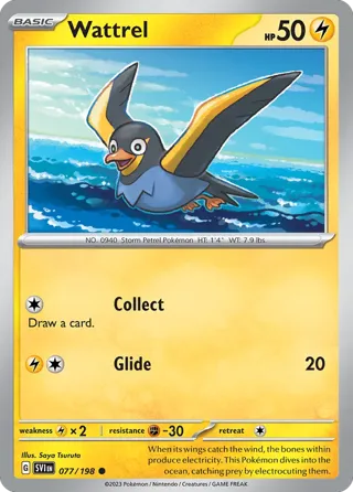 Wattrel - Pikachu 58