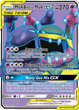 Muk & Alolan Muk GX (196) (Full Art)