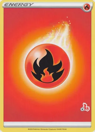 Fire Energy (#8 Cinderace Stamped)