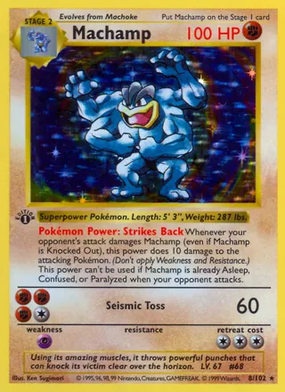 Machamp (Base Set Shadowless)