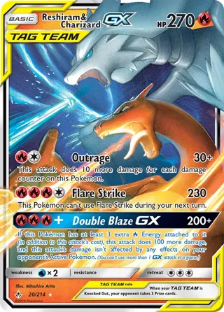Reshiram & Charizard GX - 2019 (Henry Brand)