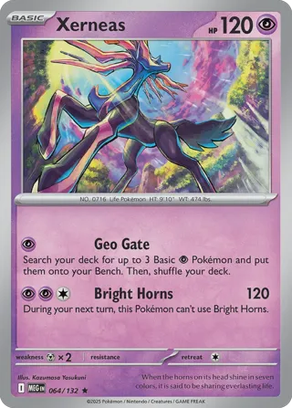 Xerneas (Mega Evolution Stamped)