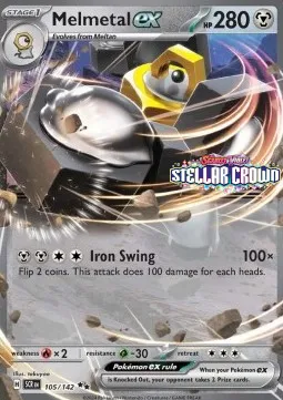 Melmetal ex (Stellar Crown Stamped)