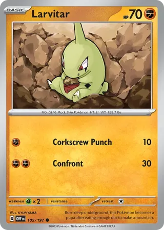 Larvitar - 105/197 (Cosmos Holo)